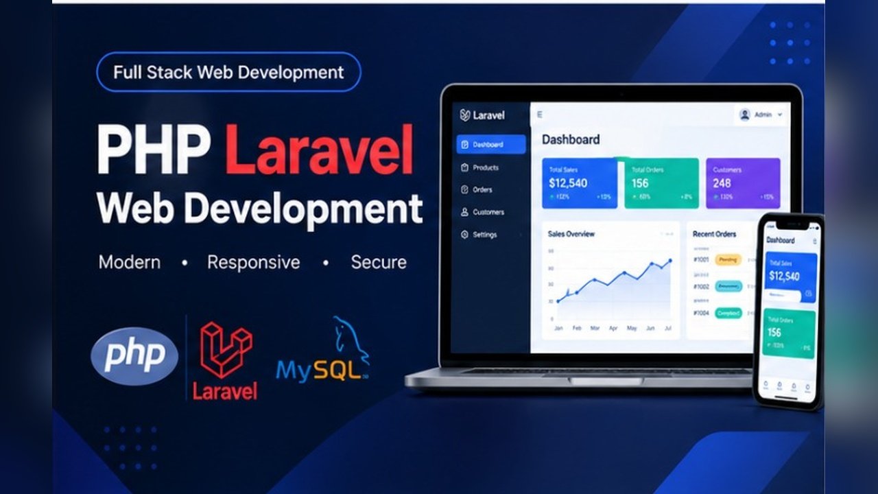I will build a professional PHP Laravel full stack web application